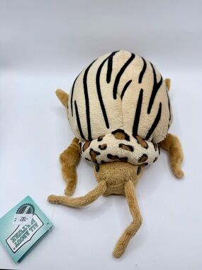 NWT Wild Planet All About Nature Colorado Potato Beetle Plush Stuffed Animal 8"